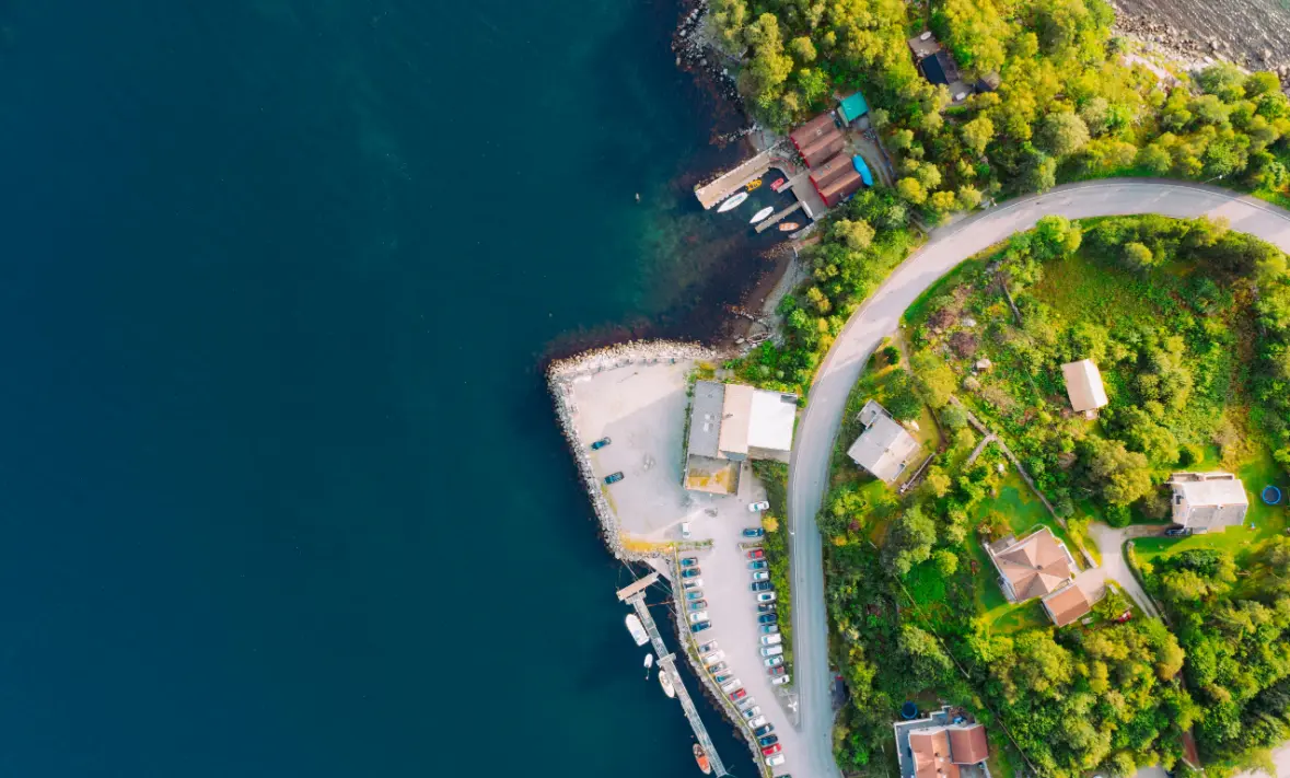 aerial view of Stavanger