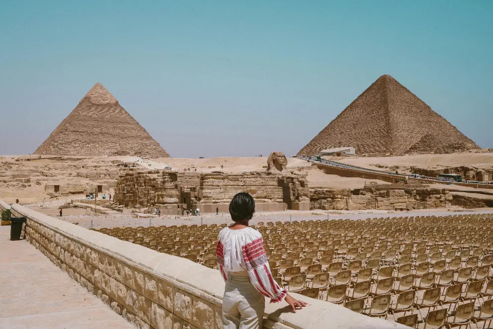 pyramids in Cairo