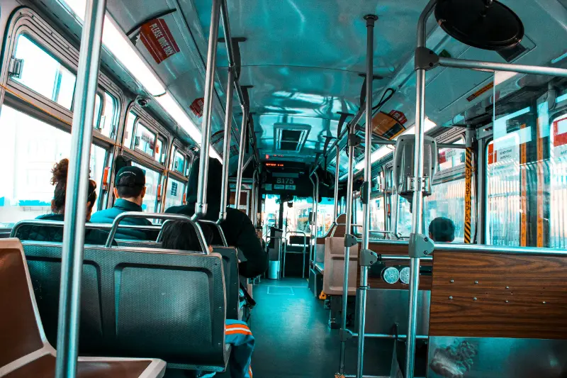 inside public transport