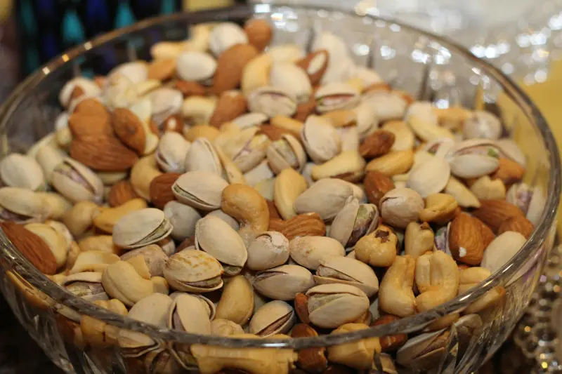 Nuts in a bowl