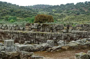 remains of old temple
